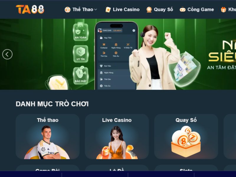 Giới thiệu cổng game cá cược uy tín ta88